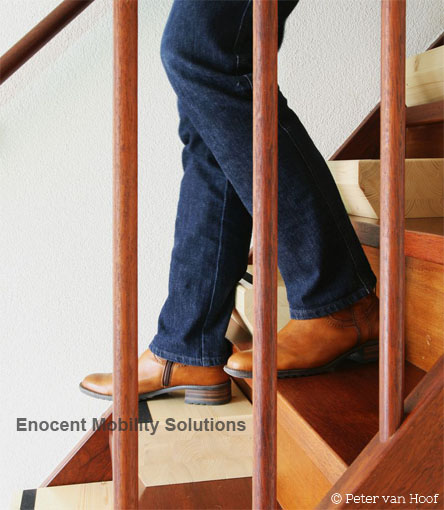 traplift, tussentreden, trap